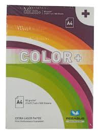 Ramette De Papier Couleur A4 Bleu 500f 80g Pegasus